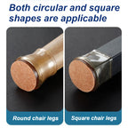 Silicone Chair Leg Caps - Clear Floor Protectors for Furniture Legs - TradixPro