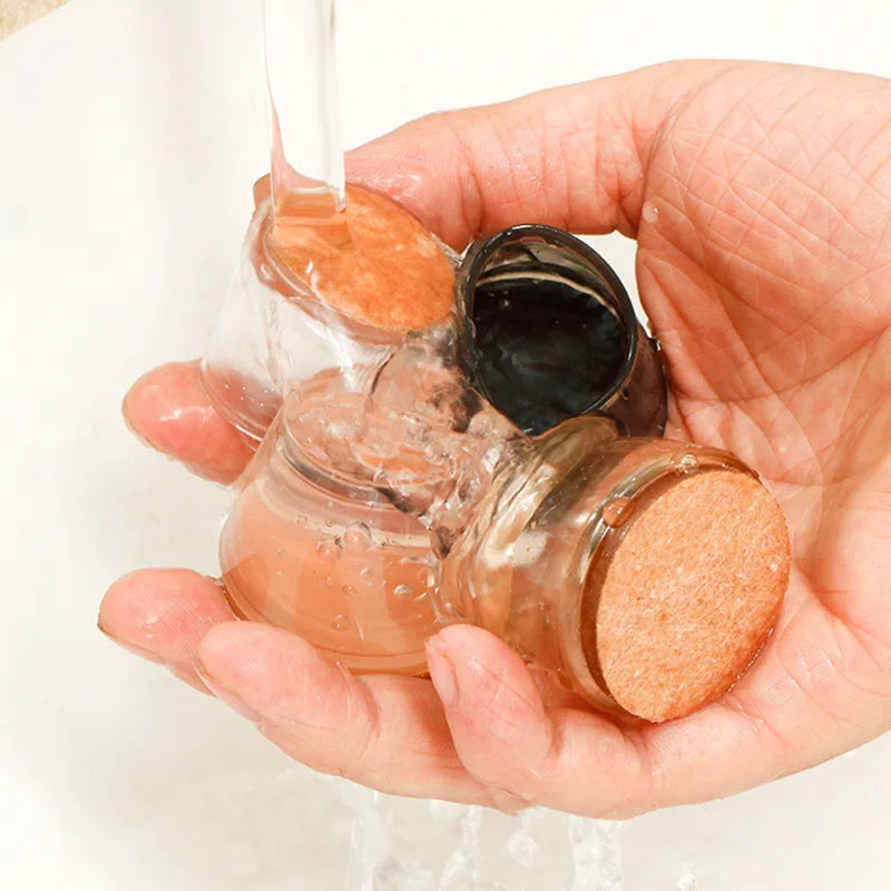 Silicone Chair Leg Caps - Transparent Floor Protectors & Noise Reducers - TradixPro
