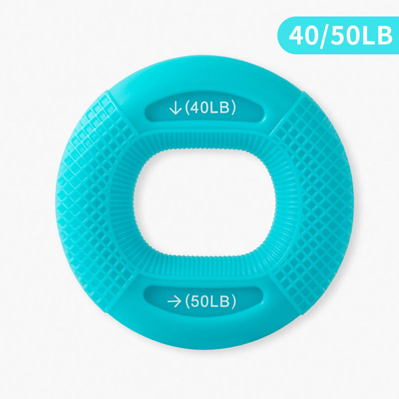 Silicone Hand Grip Strengthener Ring - 30-50lb Resistance Training Tool - TradixPro