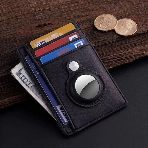 Slim Wallet with Apple AirTag Holder - RFID Blocking Tracking Wallet 6 Colors - TradixPro