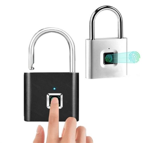 Smart Fingerprint Padlock - Rechargeable Keyless Security Lock - TradixPro