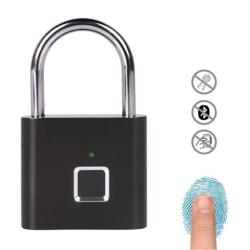 Smart Fingerprint Padlock - Rechargeable Keyless Security Lock - TradixPro