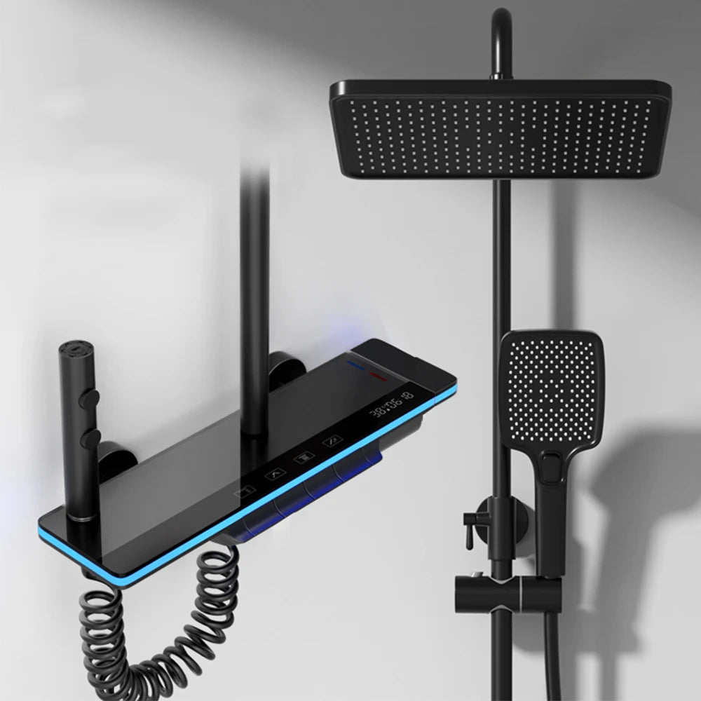 Smart Thermostatic Spa Shower System (Precision Temperature Control & Safety) - TradixPro