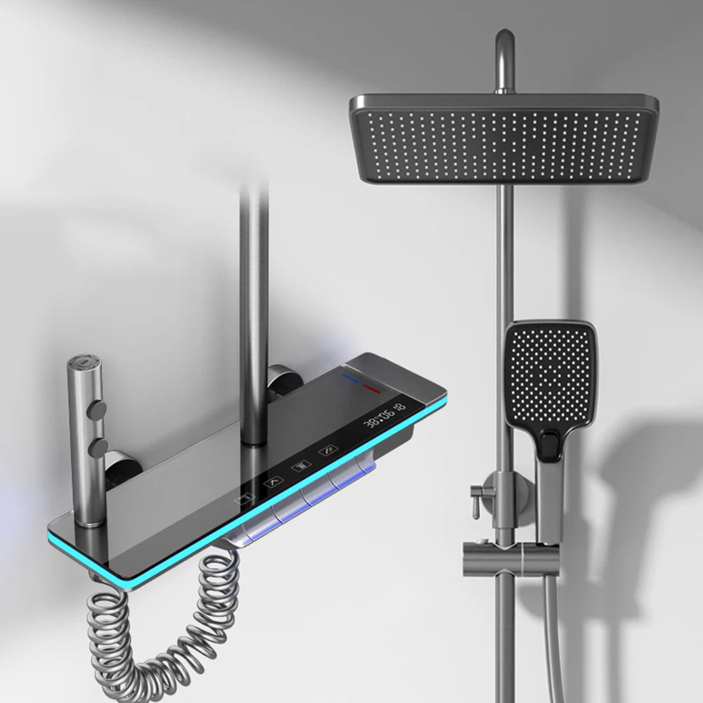 Smart Thermostatic Spa Shower System (Precision Temperature Control & Safety) - TradixPro