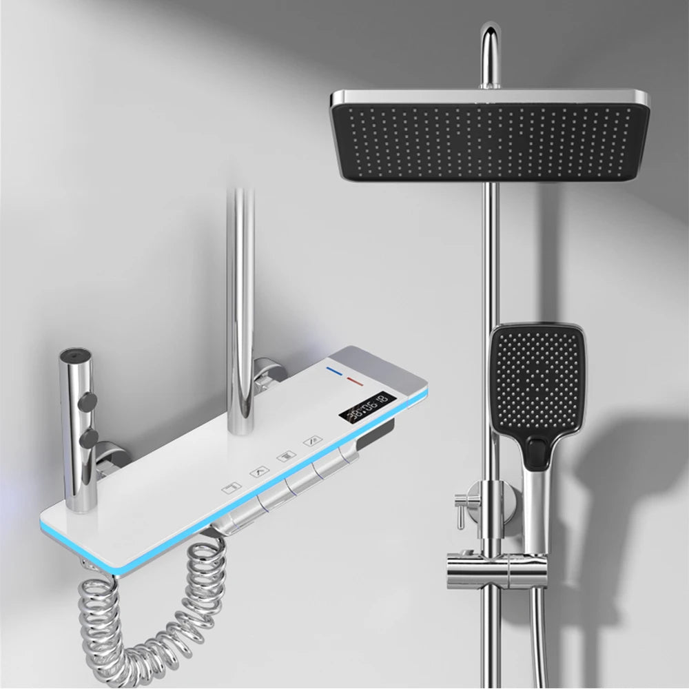 Smart Thermostatic Spa Shower System (Precision Temperature Control & Safety) - TradixPro