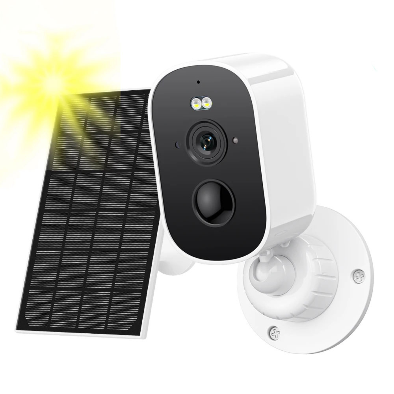 Solar Powered WiFi Security Camera - 1080P Outdoor Wireless Surveillance - TradixPro