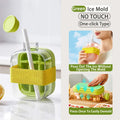 Spill-Proof Ice Cube Maker Tray (Quick Fill & Easy Dispense) - TradixPro