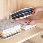 Stackable Clothes Organizer Boards - Folding System for Closet & Drawer - TradixPro