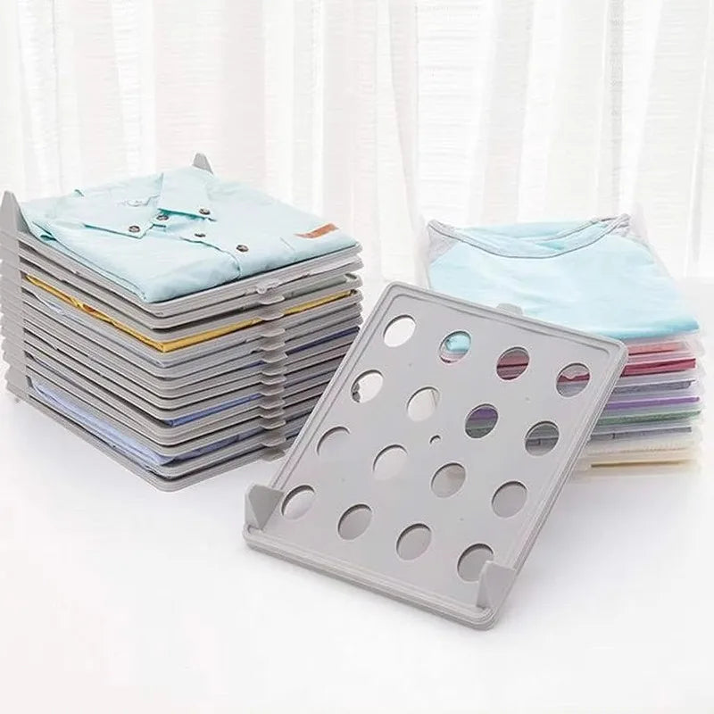 Stackable Clothes Organizer Boards - Folding System for Closet & Drawer - TradixPro