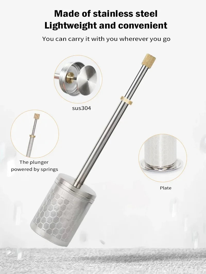Stainless Steel Reusable Coffee & Tea Filter - Eco-Friendly Zero-Waste Brewing - TradixPro