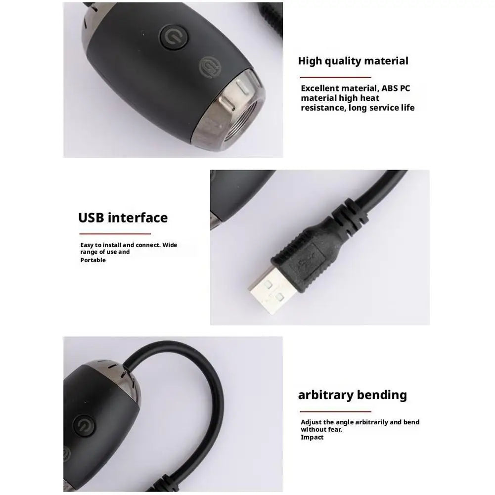 USB Galaxy Projector Night Light - Star & Saturn Patterns for Car & Bedroom - TradixPro