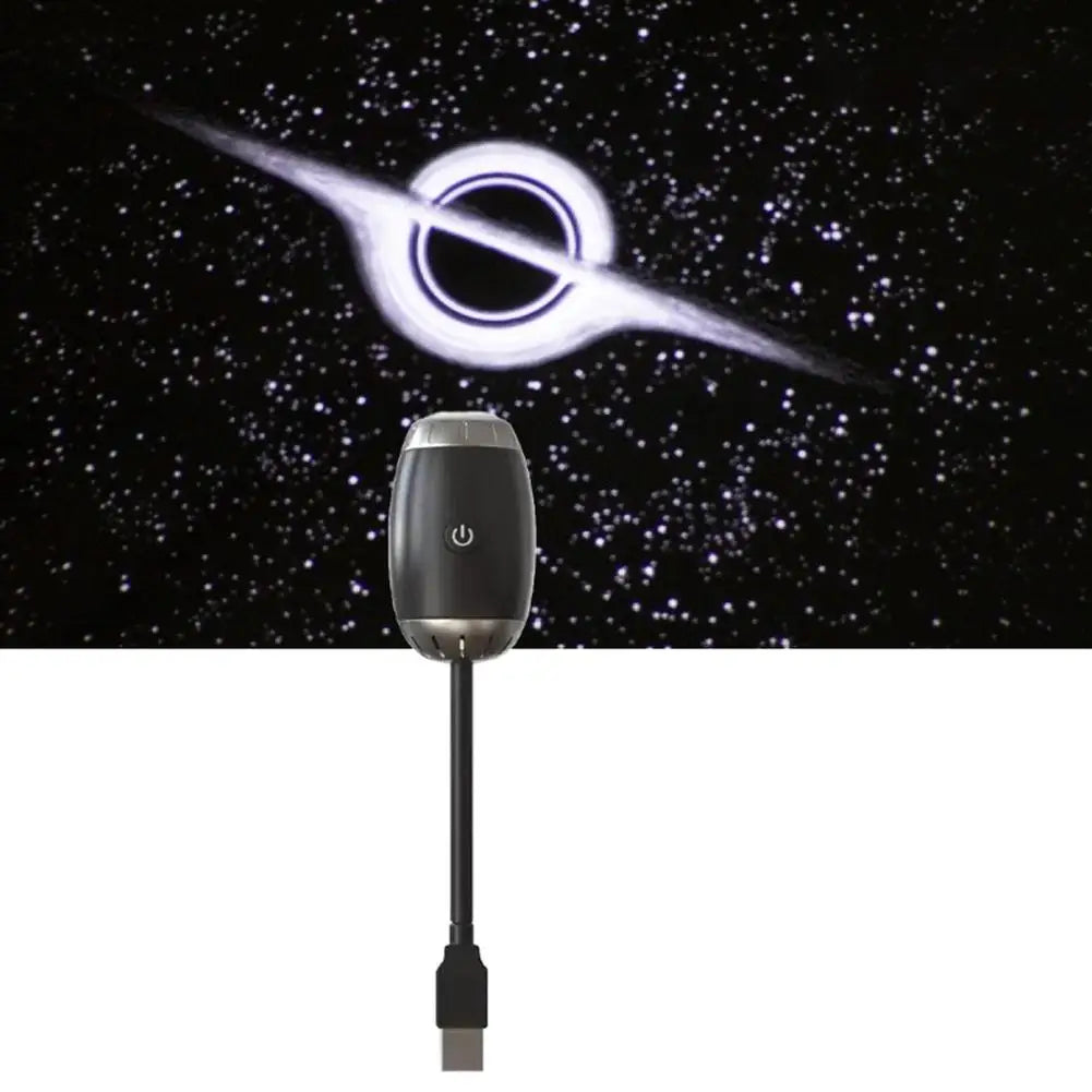 USB Galaxy Projector Night Light - Star & Saturn Patterns for Car & Bedroom - TradixPro