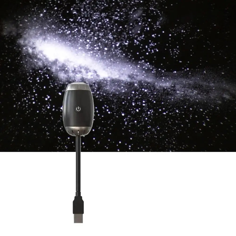 USB Galaxy Projector Night Light - Star & Saturn Patterns for Car & Bedroom - TradixPro
