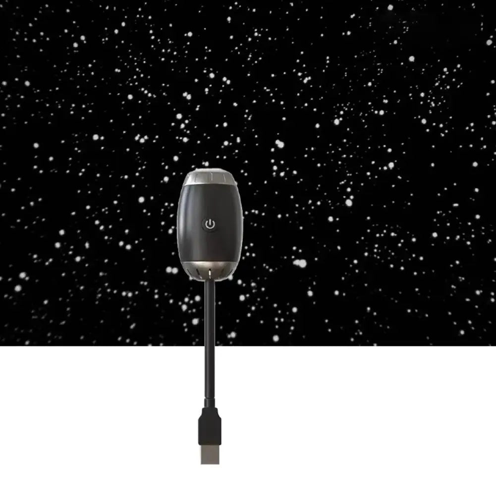 USB Galaxy Projector Night Light - Star & Saturn Patterns for Car & Bedroom - TradixPro