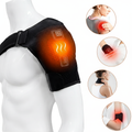 USB Heated Shoulder Wrap - Infrared Warming Brace with 3 Heat Settings - TradixPro