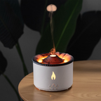 Volcano Flame Aroma Diffuser - Ultrasonic Humidifier with LED Night Light - TradixPro