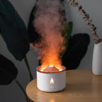 Volcano Flame Aroma Diffuser - Ultrasonic Humidifier with LED Night Light - TradixPro