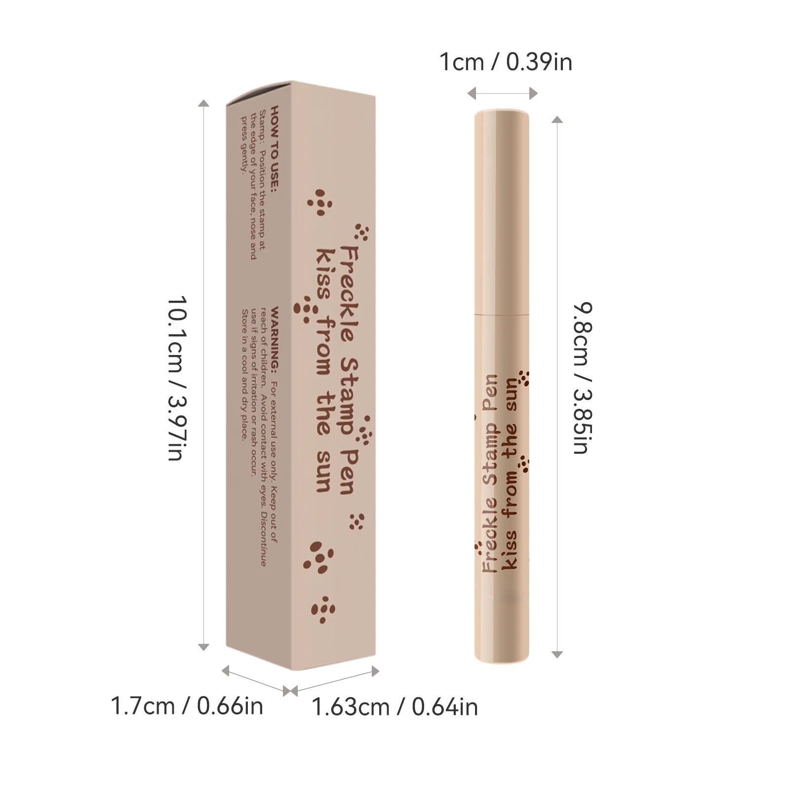 Waterproof Freckle Pen - Realistic Fake Freckles Makeup 4 Shades - TradixPro