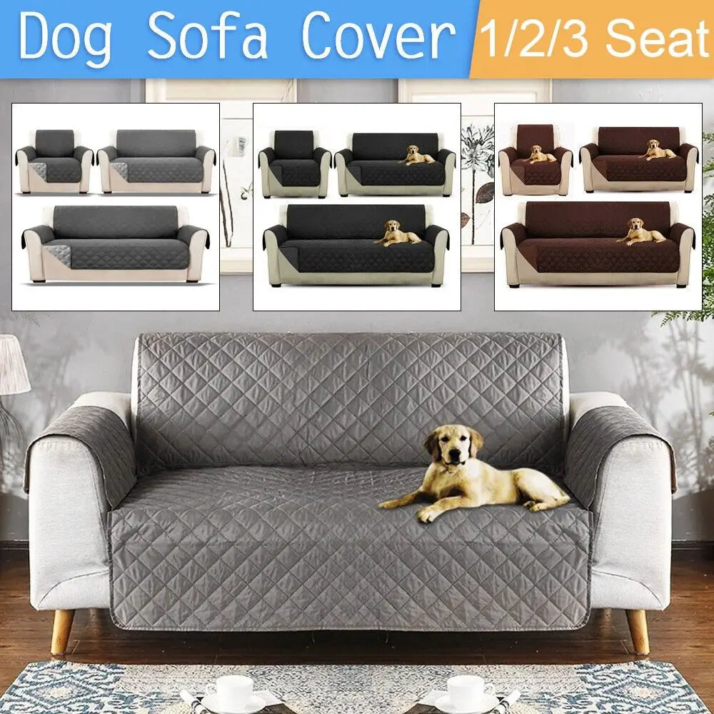 Waterproof Pet Sofa Cover - Quilted Furniture Protector for Dogs & Cats - TradixPro