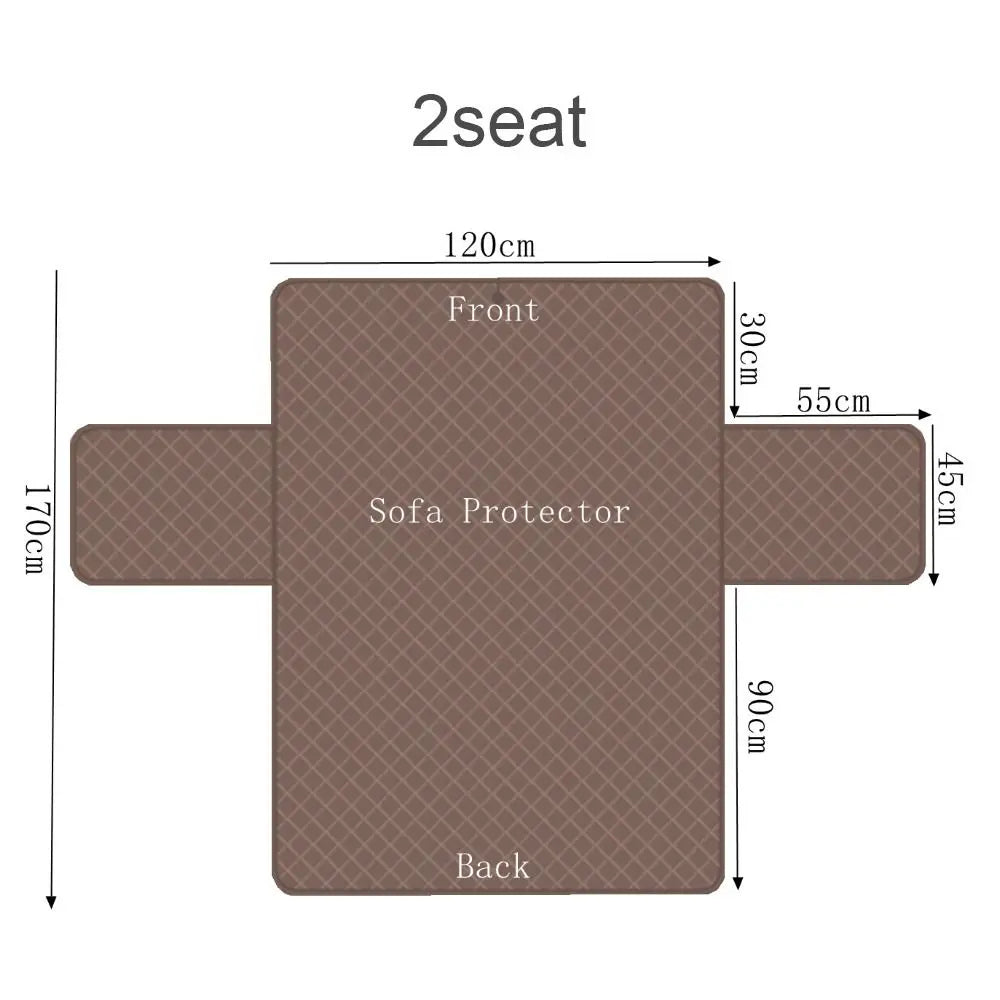 Waterproof Pet Sofa Cover - Quilted Furniture Protector for Dogs & Cats - TradixPro