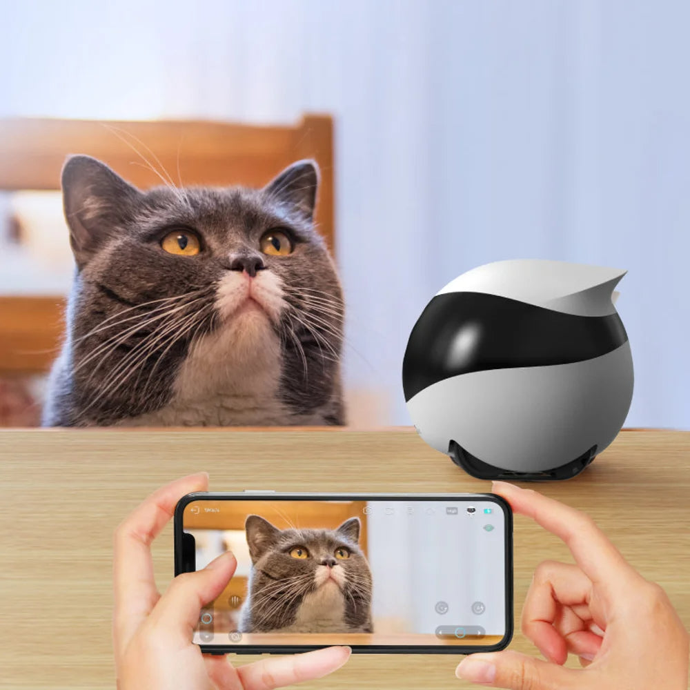 WiFi Remote Camera Robot - 1080P Home Security & Pet Companion with Night Vision - TradixPro