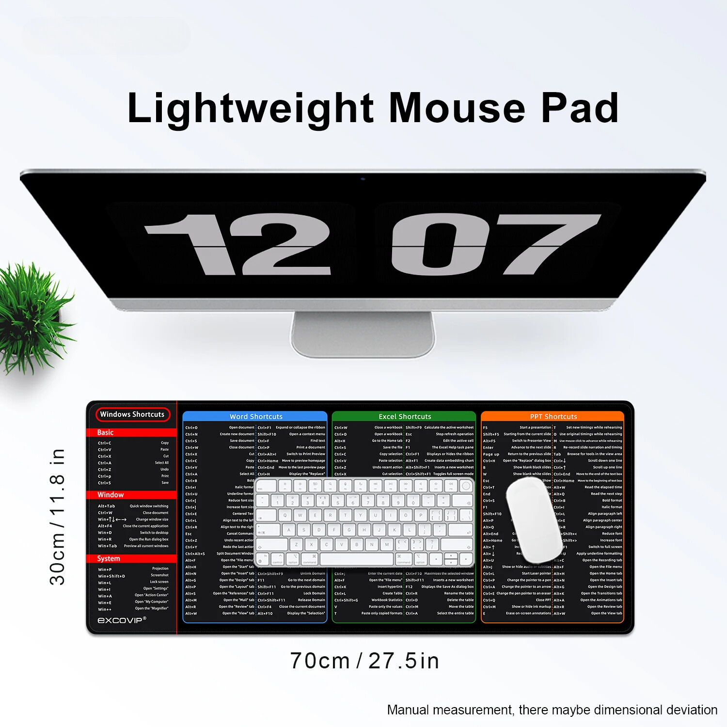XL Productivity Mouse Pad (Comprehensive Keyboard Shortcut Reference Guide) - TradixPro