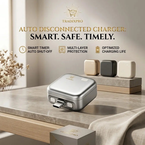 Auto Disconnect USB-C Charger Adapter for Battery Protection