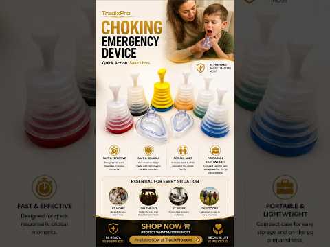 Choking Rescue Mask for First Aid Practice & Preparedness