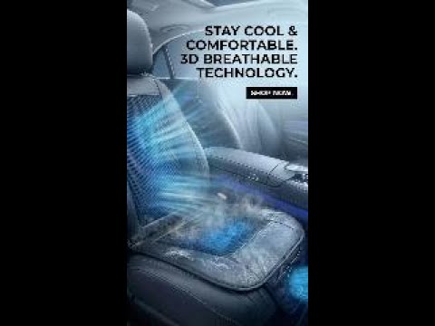 12V Car Seat Cooling Cover - Ventilated Mesh Cushion