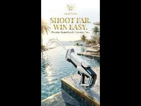 Electric Water Gun with 8-Meter Range - Fun for Kids and Adults