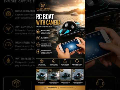 HD Camera RC Boat - Underwater Photography Remote Control