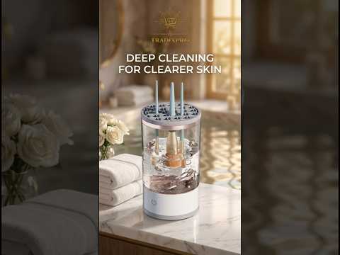 Electric Makeup Brush Cleaner and Dryer - Deep Clean in Seconds