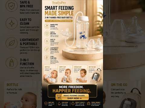 Wide-Neck Baby Bottle with Gravity Ball, 150ml, BPA-Free PP