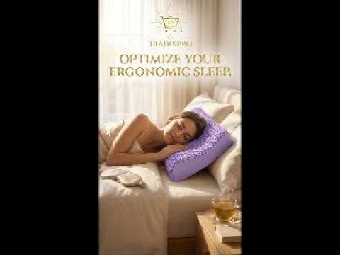 Breathable TPE Cervical Neck Pillow – Dual Height Support