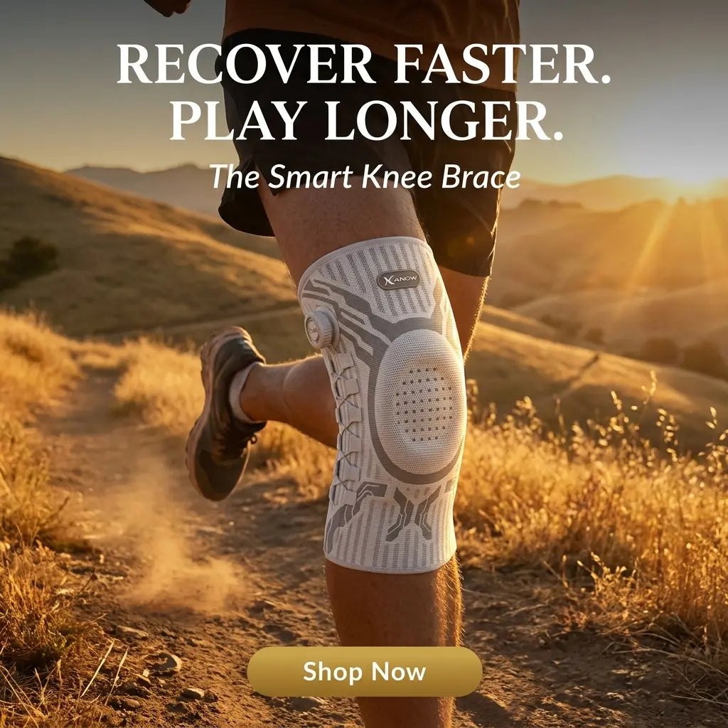 Adjustable Knee Brace with Patella Gel Pad & Stabilizers
